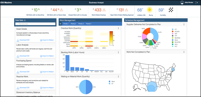 Maximo 7.6.1 Business Analyst Work Center